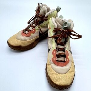 Nike ACG Woodside 2 High Sesame Dark Driftwood Kids Boots HQ3472-122 Size 6Y